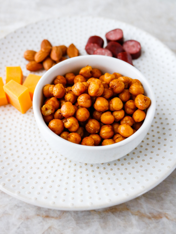Roasted Sriracha Green Peas