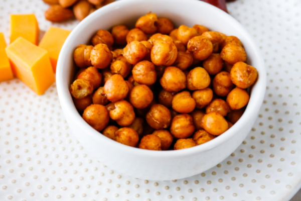 Roasted Sriracha Green Peas